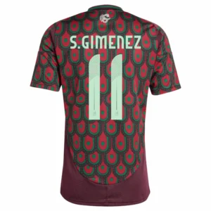 PickFootBallJersey adidas Mexico Home S.Gimenez 11 Shirt 2024 2025 1.webp